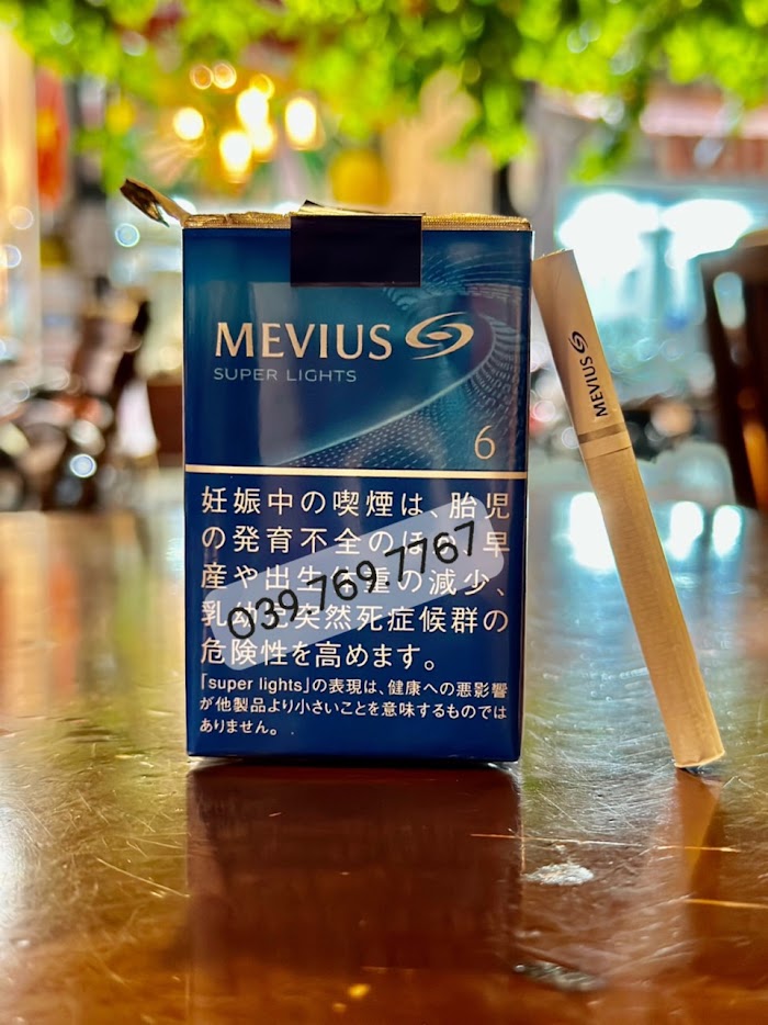 Thuốc lá Mevius Super Lights 6, Mevius Super Lights 6, Thuốc lá Mevius 6, Mevius 6, Thuốc lá Mevius 6 nội địa Nhật Bản, Thuốc lá Mevius, Mevius