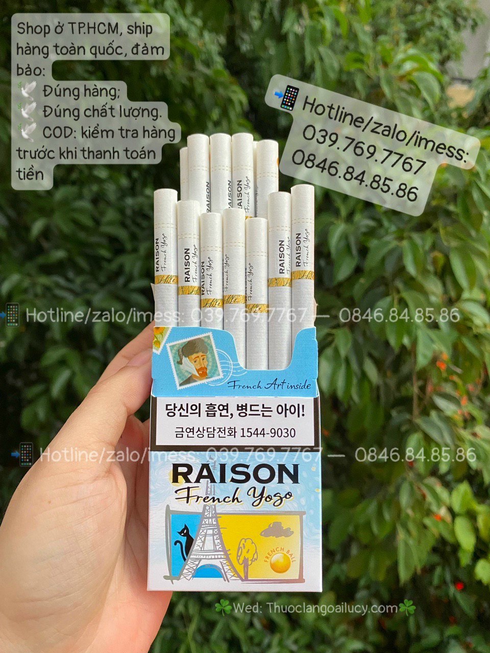 Thuốc lá Raison French Yogo, Thuốc lá Raison Sữa Chua, Raison Sữa Chua, Thuốc lá Raison, Raison Hàn Quốc, Raison French Yogo