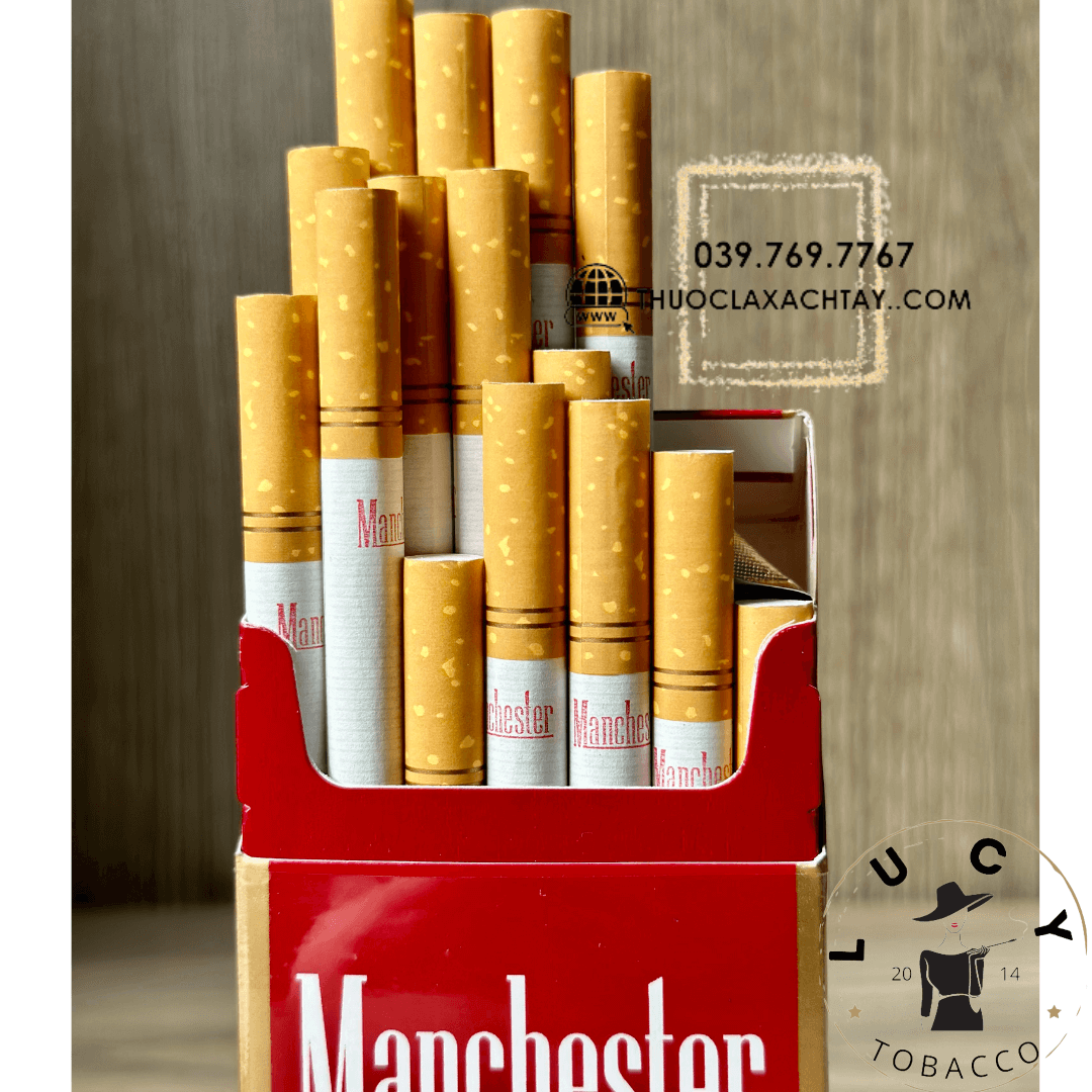 Thuốc lá Manchester United Kingdom, Manchester United Kingdom, thuốc lá Manchester đỏ, Manchester đỏ, thuốc lá Manchester, Manchester