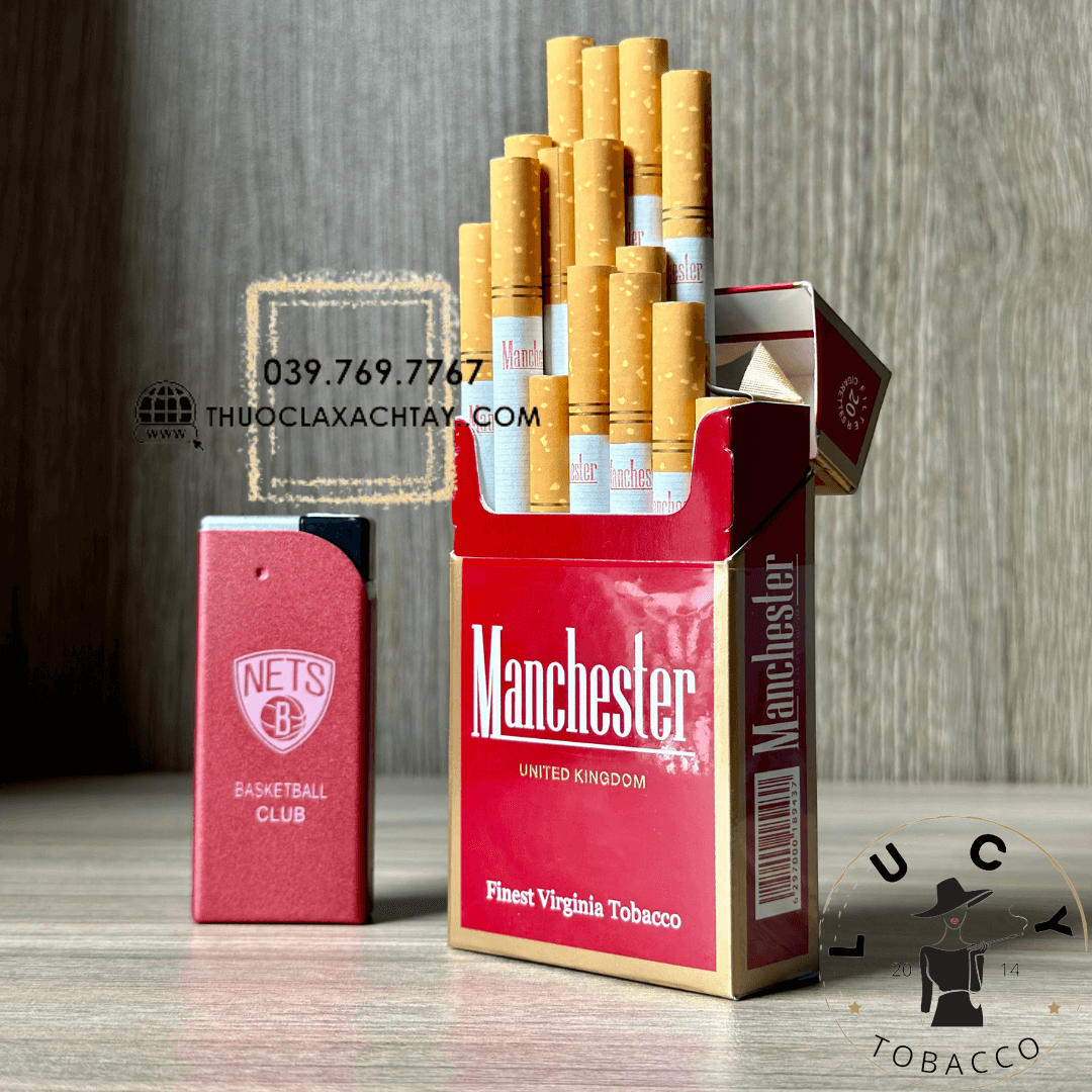 Thuốc lá Manchester United Kingdom, Manchester United Kingdom, thuốc lá Manchester đỏ, Manchester đỏ, thuốc lá Manchester, Manchester