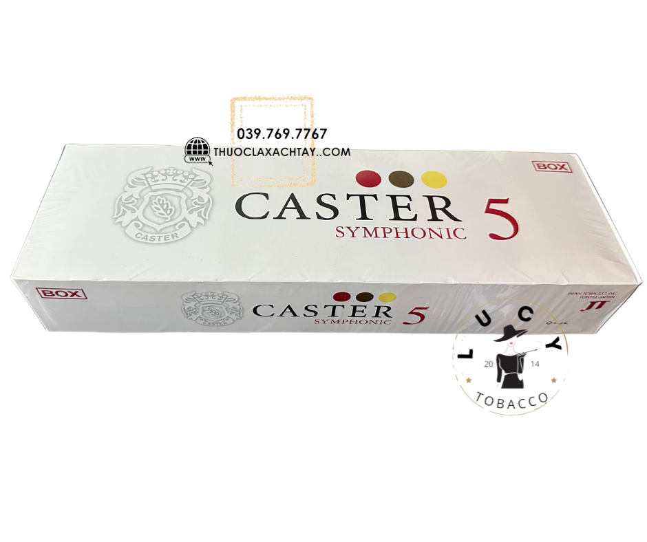 Thuốc lá Caster Symphonic 5, Caster Symphonic 5, Thuốc lá Caster 5, Caster 5, Thuốc lá Caster 5 Nhật Bản, Caster 5 Nhật Bản, Caster, thuốc lá Caster, Thuốc lá Caster 5 Symphonic Nhật Bản
