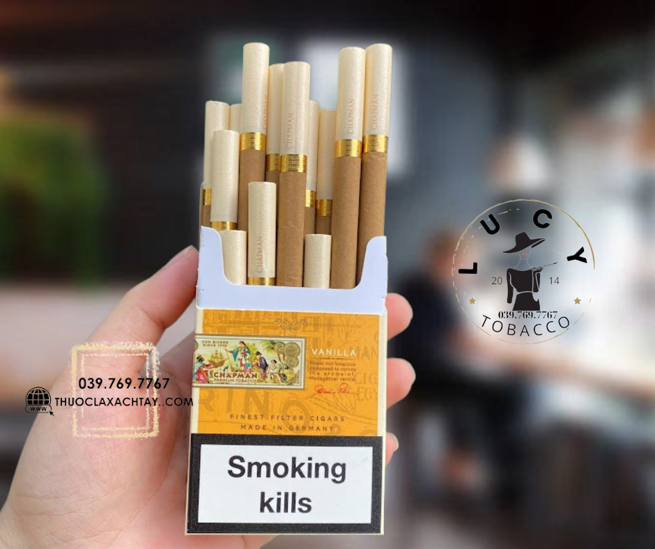 Thuốc lá Chapman No2 Vanilla, Chapman No2 Vanilla, Thuốc lá Chapman Vani, Chapman Vani, thuốc lá Chapman no2 Vanilla điếu to, Chapman No2 Vani điếu to, Thuốc lá Chapman vàng vani điếu to, Chapman Vàng, thuốc lá Chapman, Chapman điếu to
