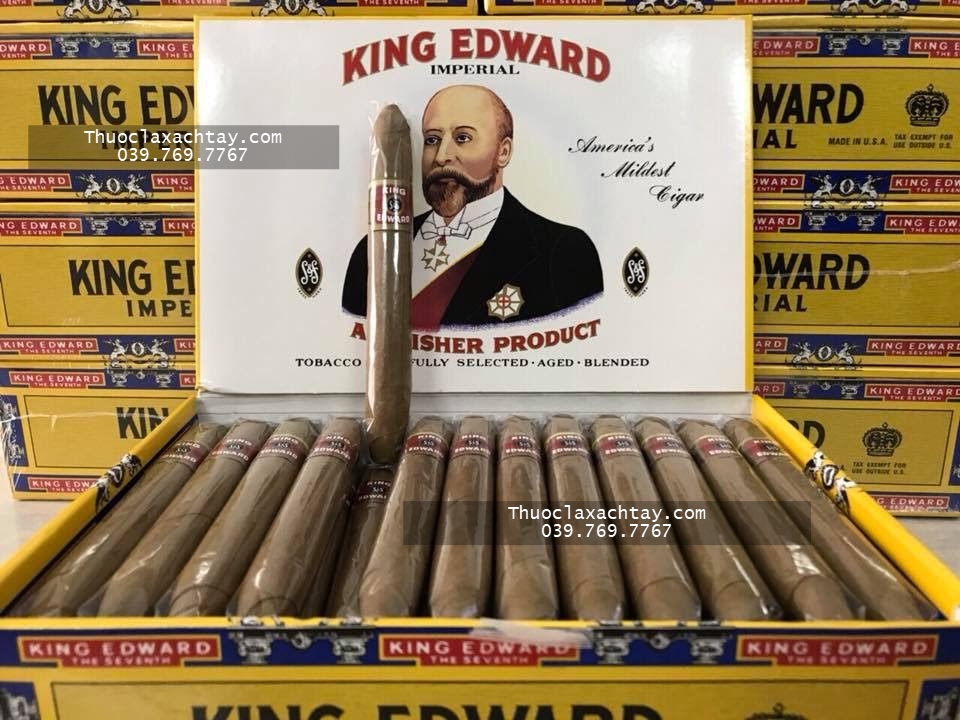 Xì gà King Edward 50 điếu, King Edward 50 điếu, Xì gà King Edward, King Edward, Xì gà Ông già, Xì gà Ông già 50 điếu, King Edward Imperial, King Edward the seventh, xì gà mini, xì gà điếu nhỏ giá rẻ
