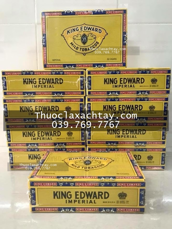 Xì gà King Edward 50 điếu, King Edward 50 điếu, Xì gà King Edward, King Edward, Xì gà Ông già, Xì gà Ông già 50 điếu, King Edward Imperial, King Edward the seventh, xì gà mini, xì gà điếu nhỏ giá rẻ
