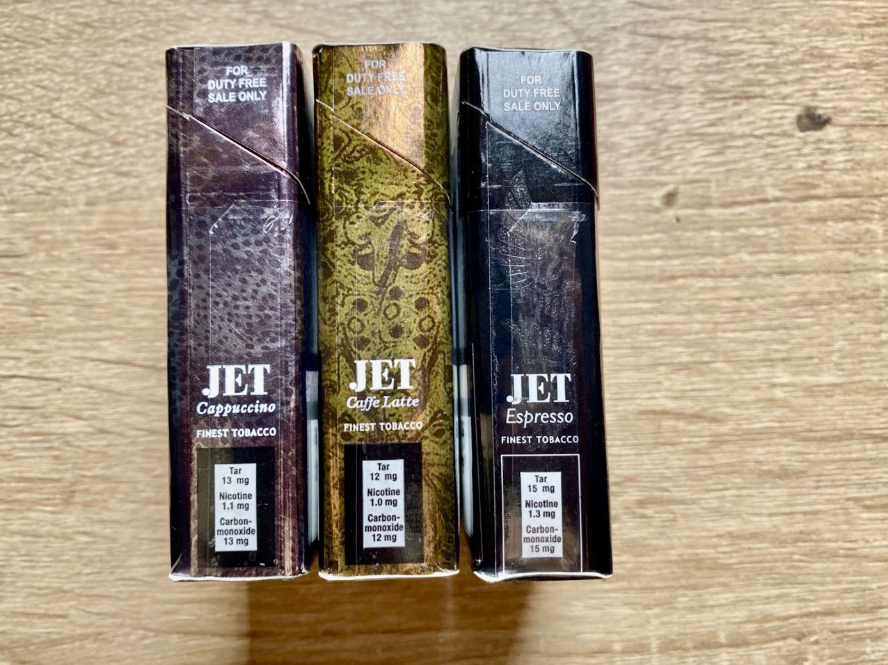 Thuốc lá Jet Cappuccino, Thuốc lá Jet Caffe Latte, Thuốc lá Espresso, Thuốc lá Jet, Thuốc lá Jet thơm mới