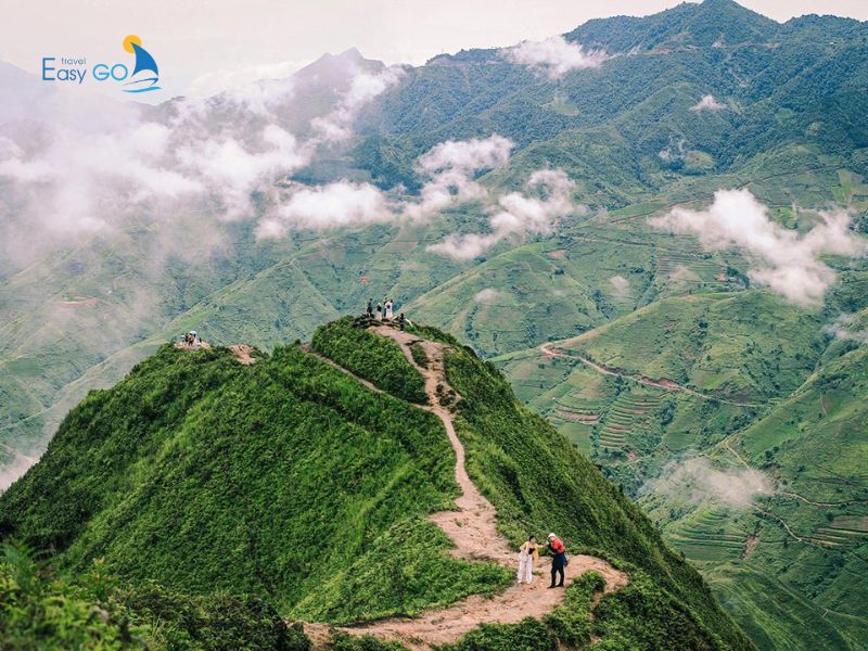 Sống lưng khủng long Tà Xùa hùng vĩ