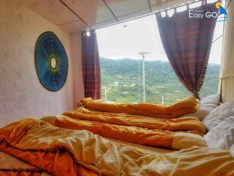 Phòng nghỉ tại Homestay Tà Xùa Trịnh Gia