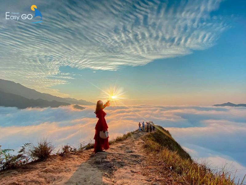 Bức ảnh check in thơ mộng tại Đỉnh Gió