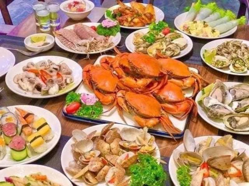 Hải sản biển Quỳnh tươi ngon, đa dạng