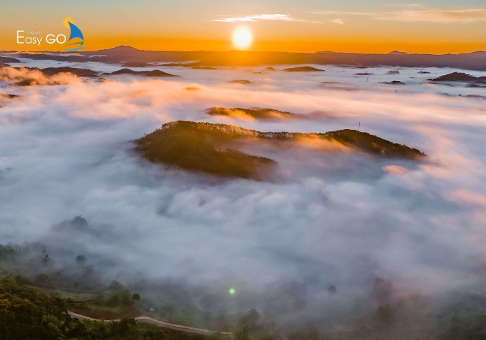 Biển mây tại Măng Đen