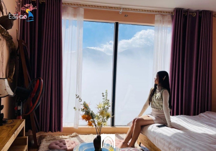 Tận hưởng khung cảnh biển mây ngay trong phòng