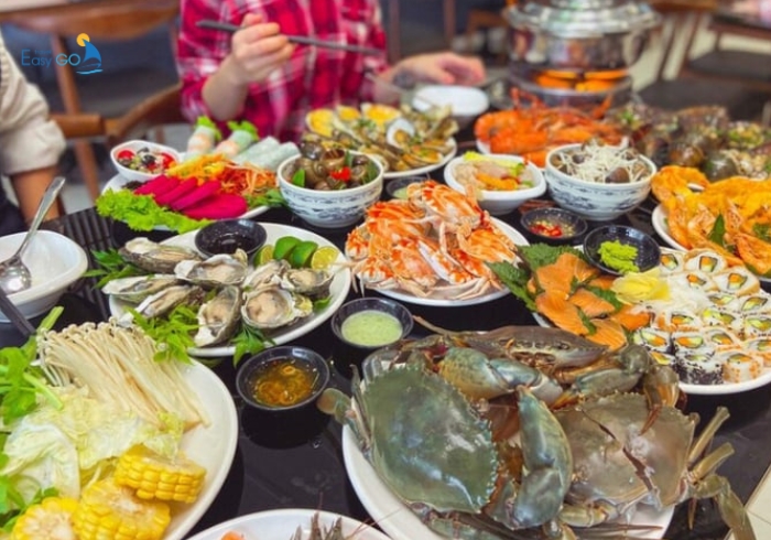 Hải sản trên đảo Ngọc Vừng