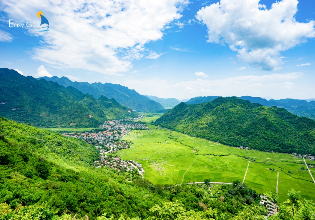 Khung cảnh thiên nhiên tại bản Lác Mai Châu