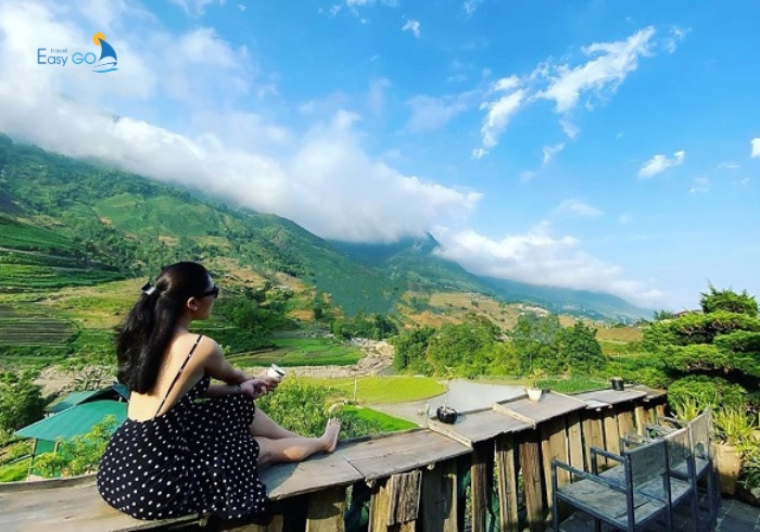 Khung cảnh mây ở Lao Chải