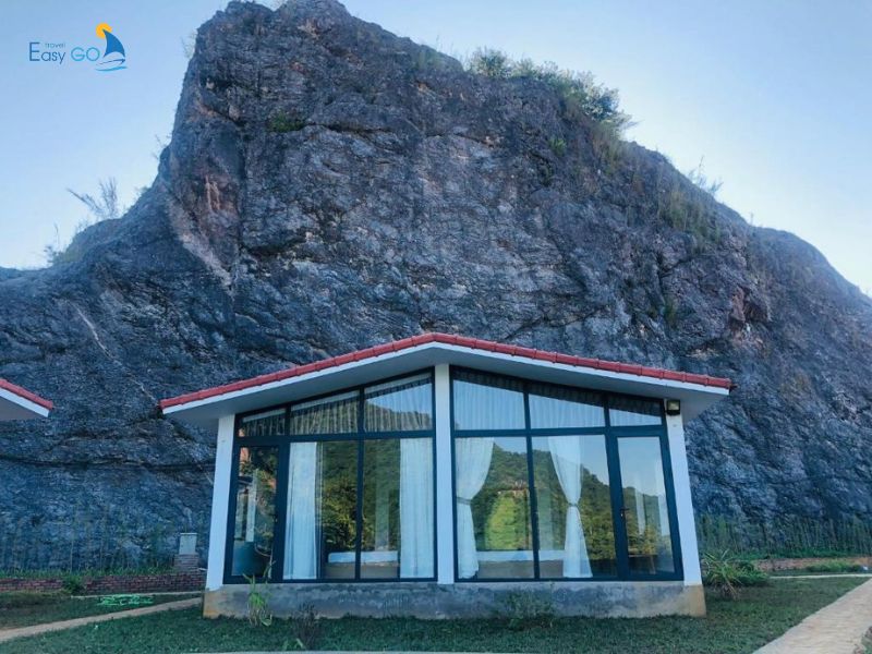Bungalow tại Mộc Châu Mountain Retreat có thể nhìn thấy toàn cảnh của thung lũng Mộc Châu