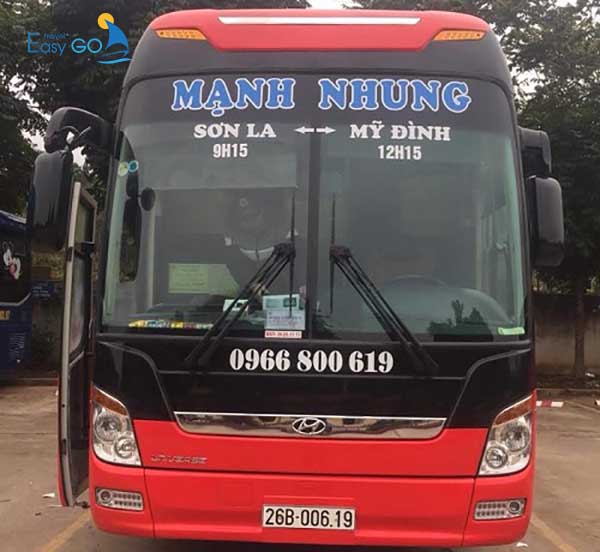 Nhà xe Mạnh Nhung xuất phát lúc 17h