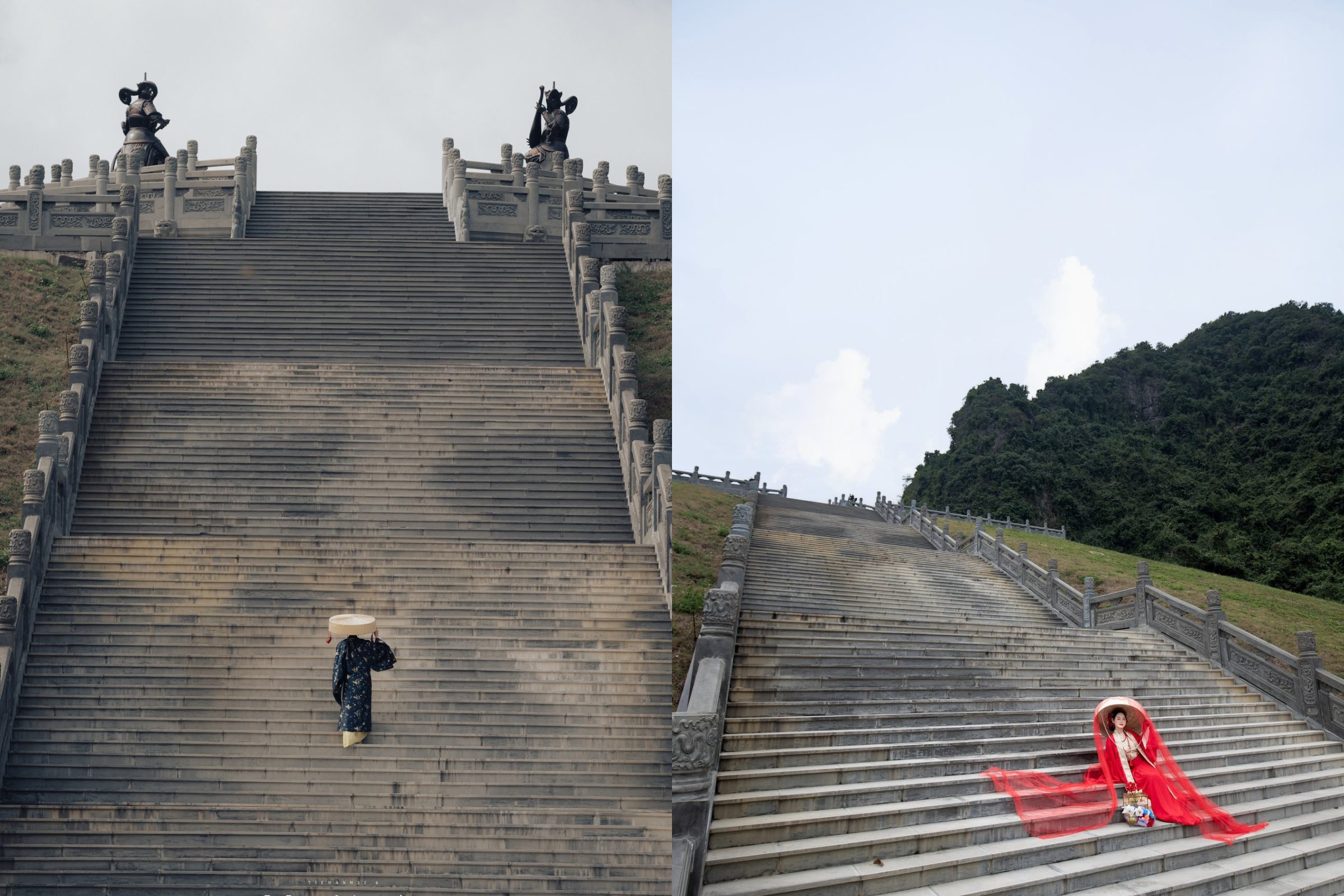 Những khoảnh khắc triệu đô cùng bậc thang dài ấn tượng