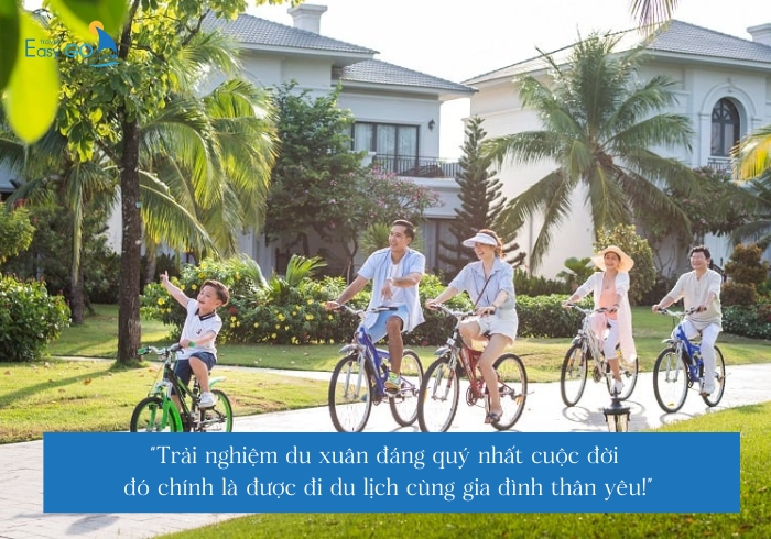 STT du xuân đầu năm cùng gia đình