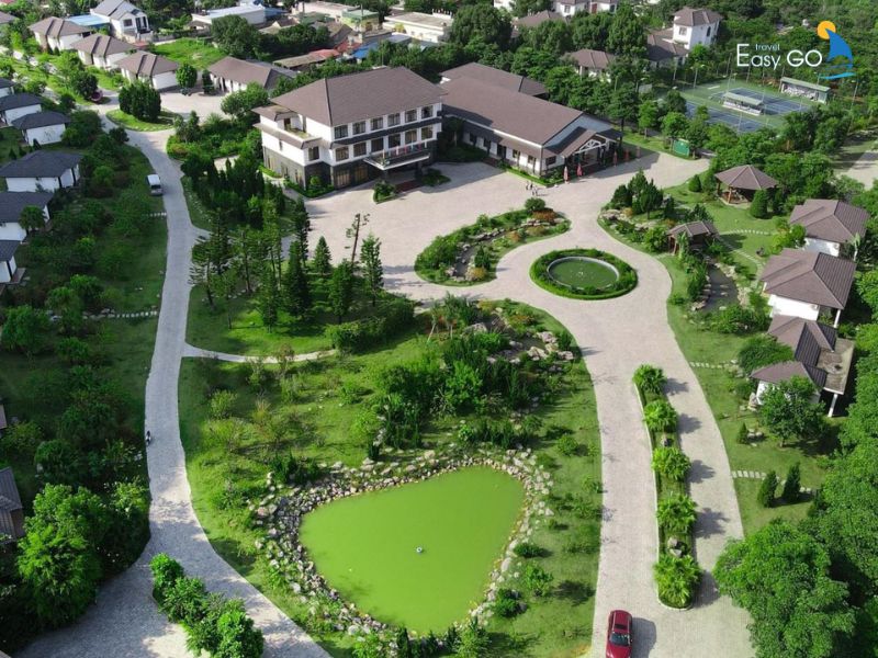 Không gian gần gũi thiên nhiên của khách sạn Mộc Châu 4 sao Thảo Nguyên