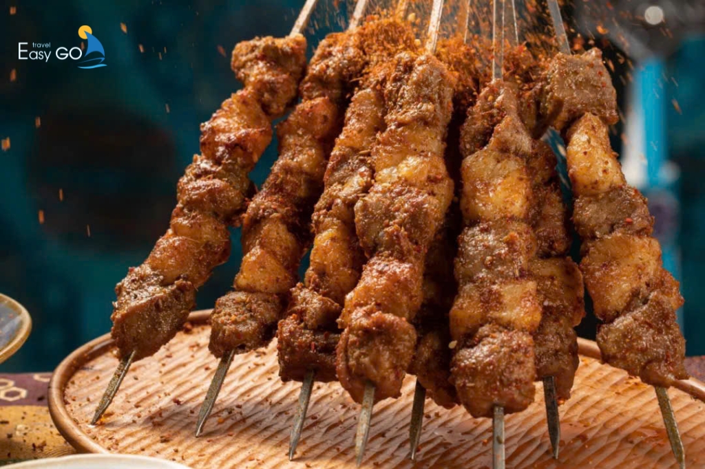 Thịt cừu nướng Mông Cổ