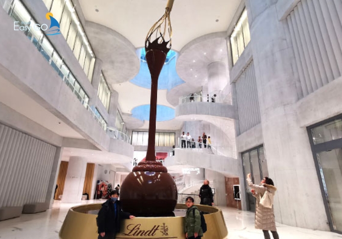 Đài phun chocolate cao nhất thế giới