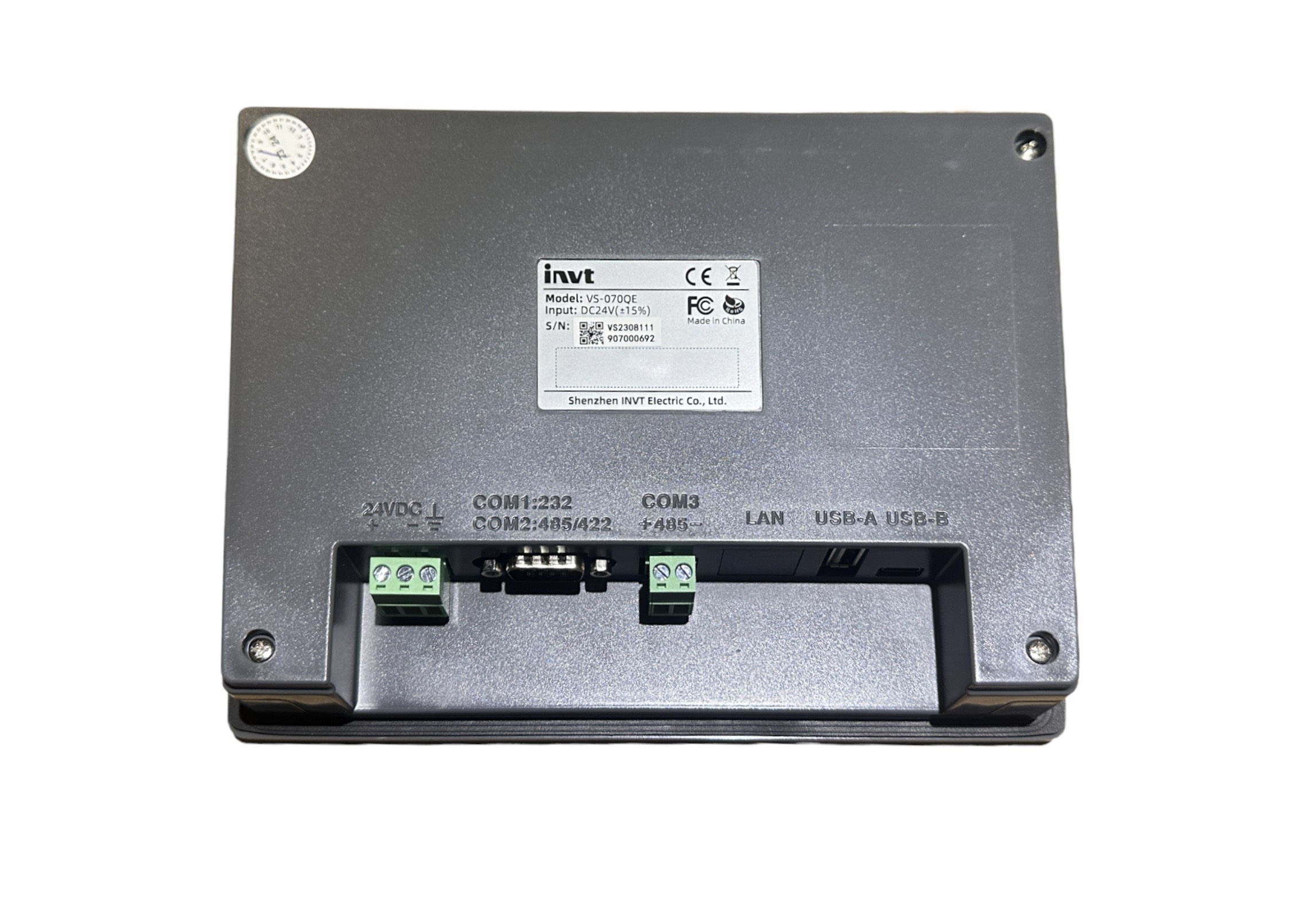 Mặt sau màn hình HMI - INVT - VS-070QE