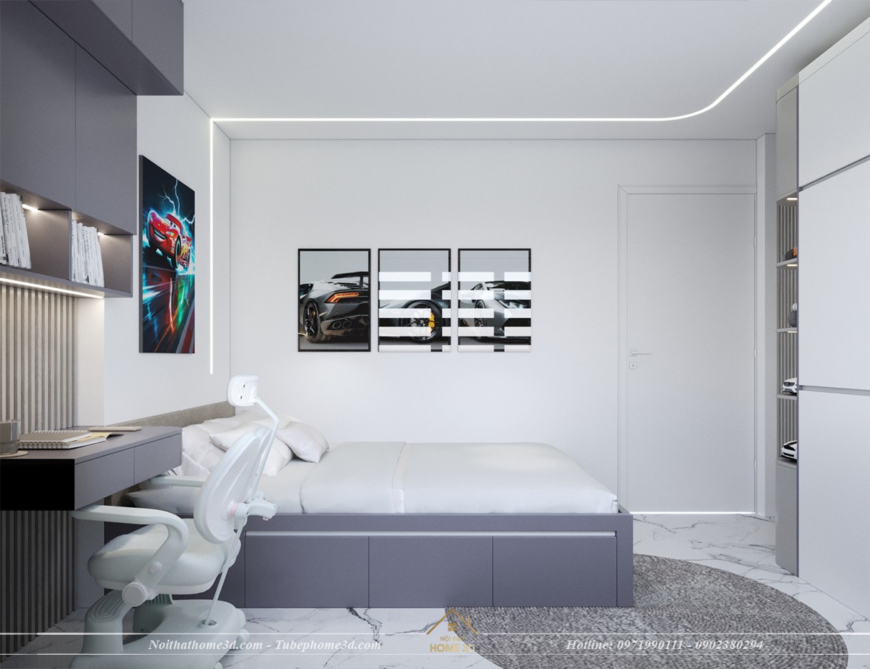 Thiết Kế Thi Công Nội Thất Trọn Gói - Phòng Ngủ Hiện Đại