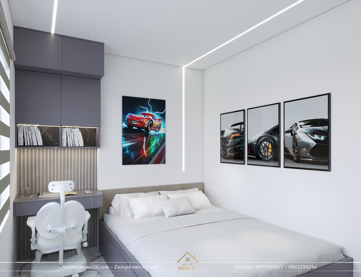 Thiết Kế Thi Công Nội Thất Trọn Gói - Phòng Ngủ Hiện Đại