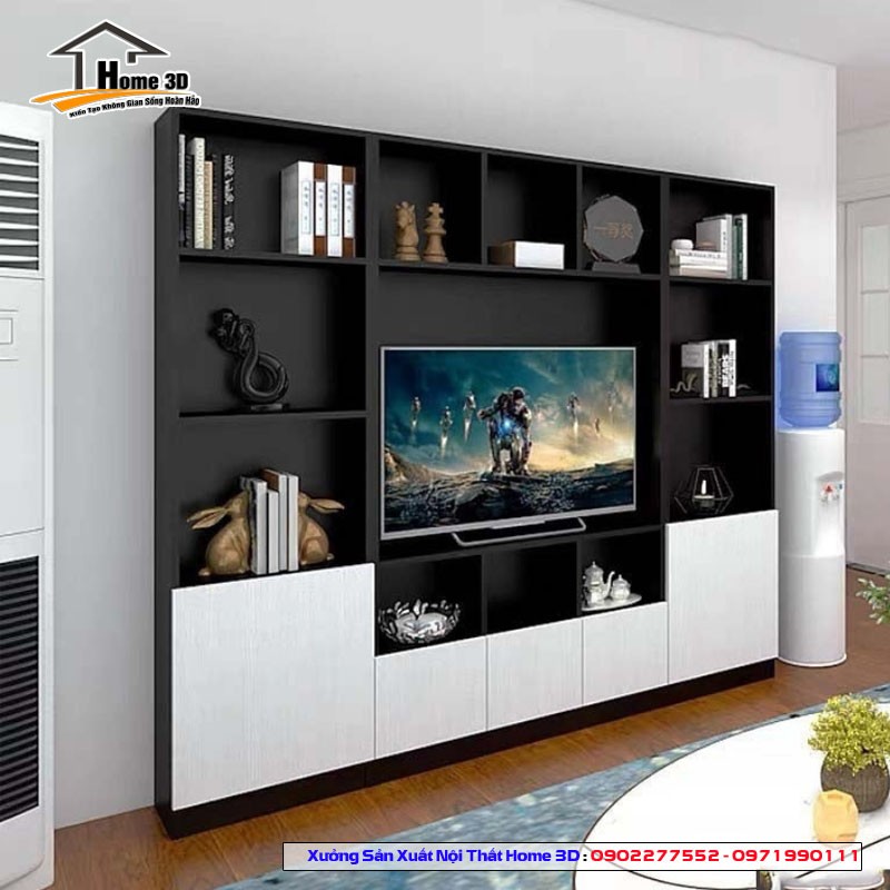 Mẫu Kệ Đê Tivi Phòng Khách Home 3D