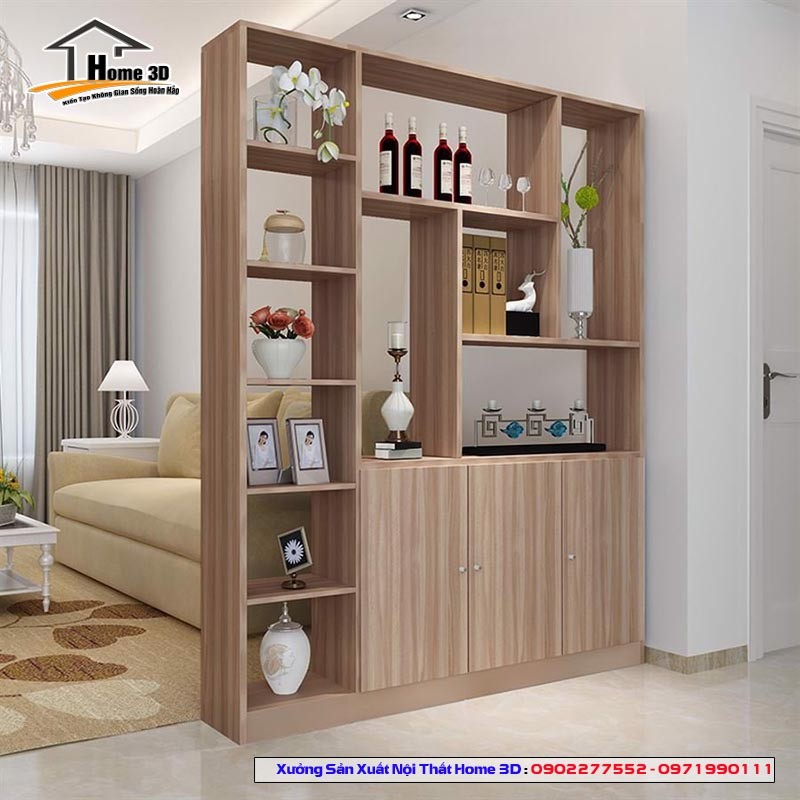 Vách Ngăn Phòng Khách Và Bếp ( Nội Thất Home 3D )