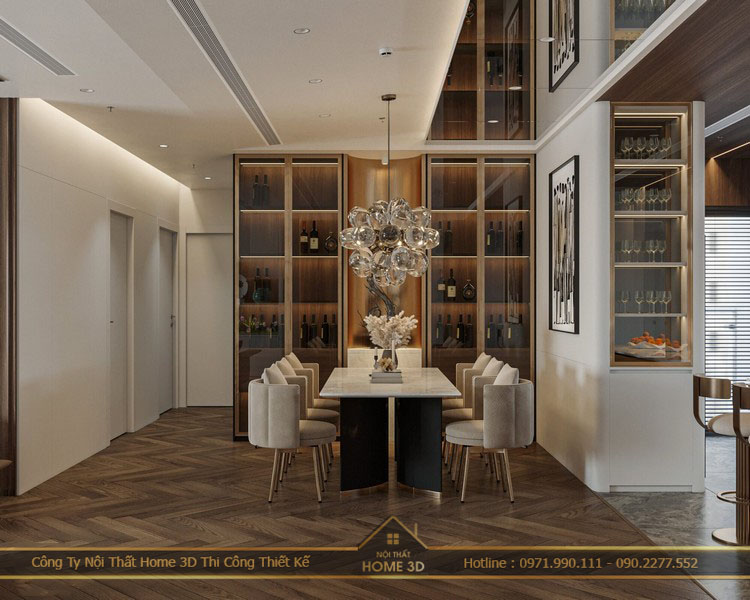 Hoàn thiện nội thất phòng 80m2 cho khách chung Ocenpark