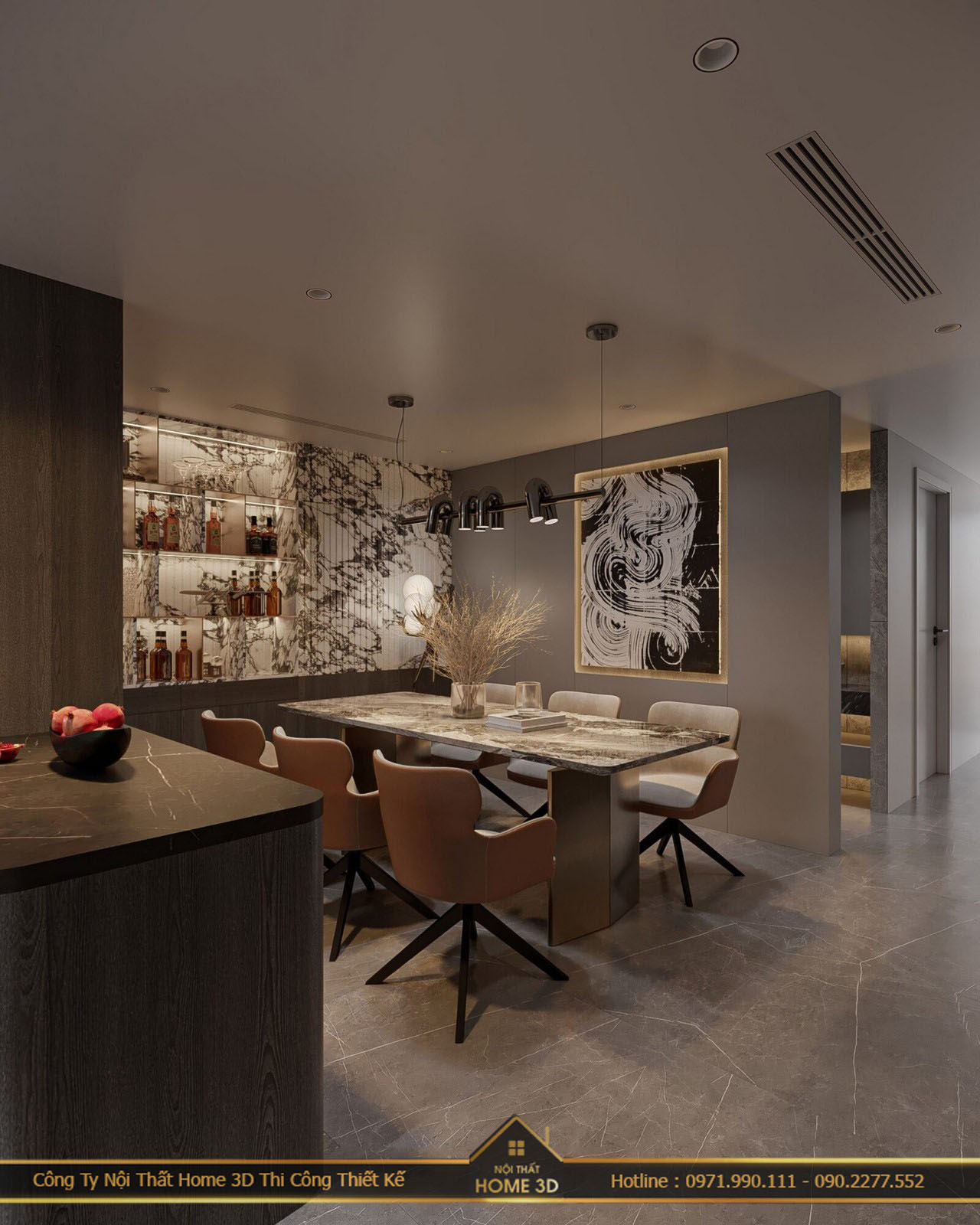 Hoàn Thiện Thiết Kế Nội Thất Chung Cư Jadin - 200m2: Không Gian Sang Trọng, Hiện Đại
