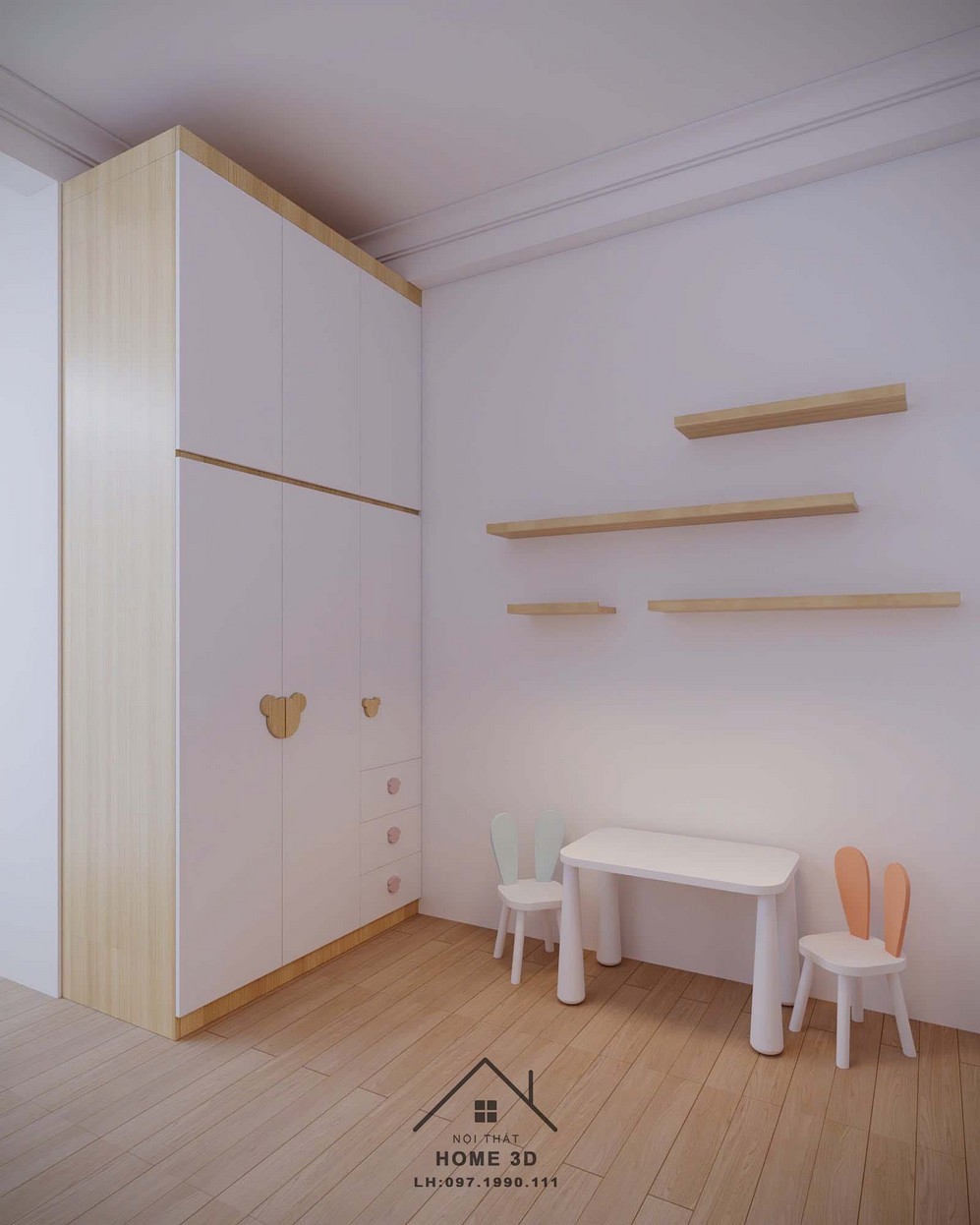 Thiết Kế Nội Thất Nhà Phố Nhà A Chuyên Tại Chương Mỹ Hà Nội - Nội Thất Home 3D