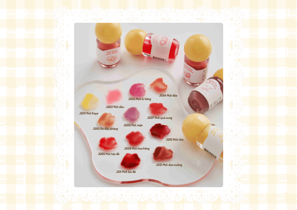 12 màu son Black Rouge Balming Jam Gloss.