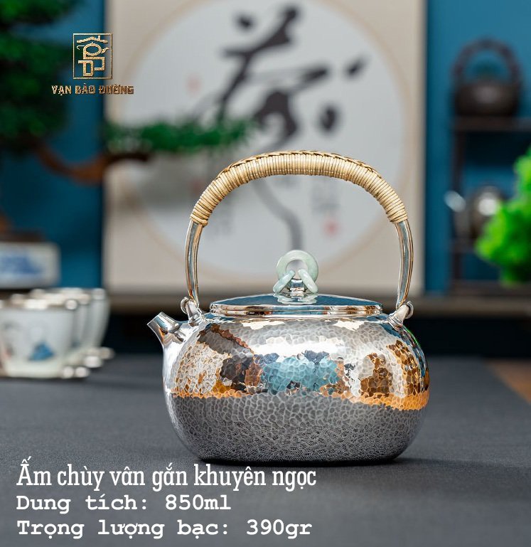 ẤM BẠC ĐUN NƯỚC 999 NHẤT TRƯƠNG ĐÀ CHÙY VÂN HỒ