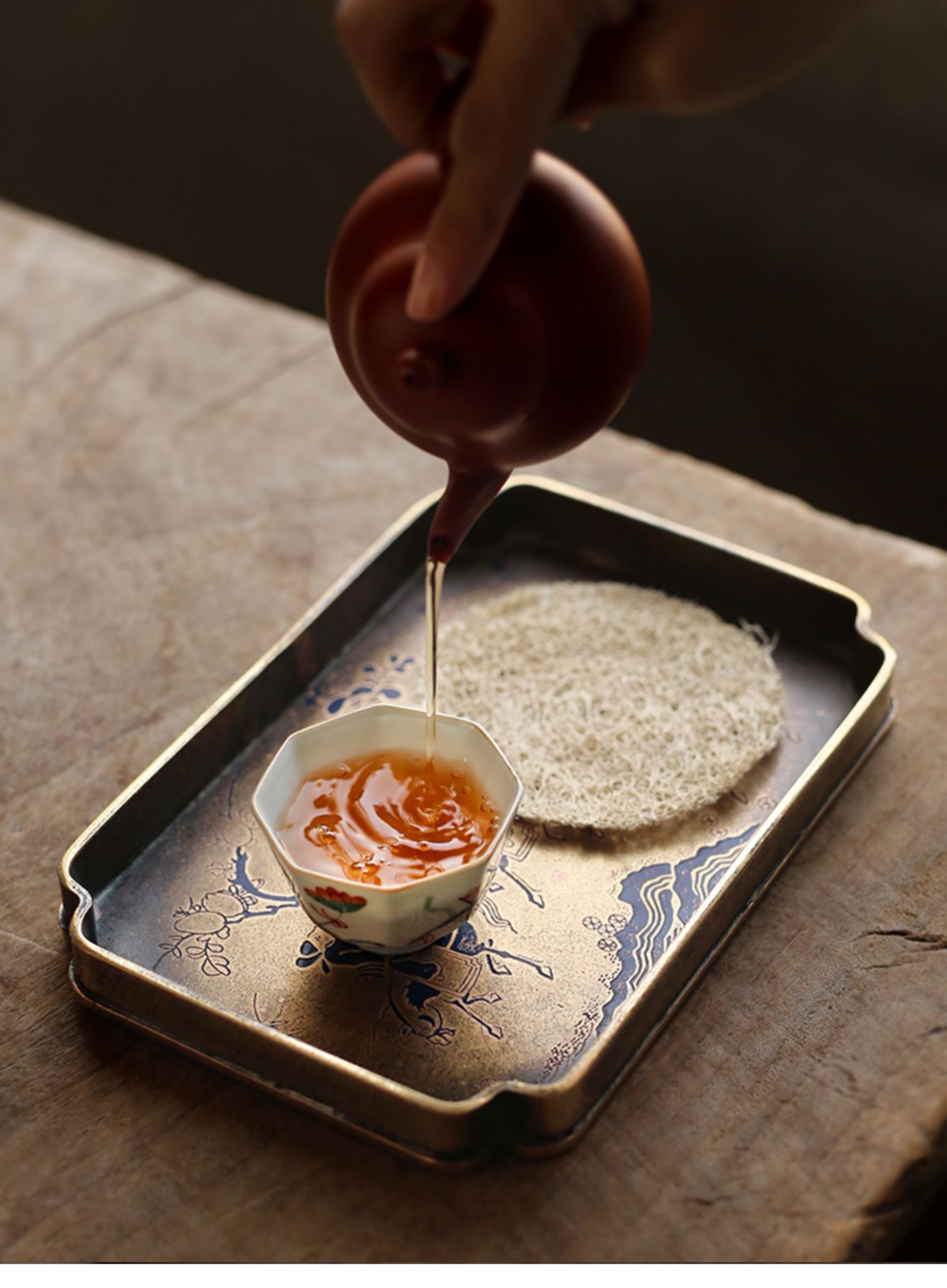 KHAY TRÀ ĐỒNG SƠN MÀI