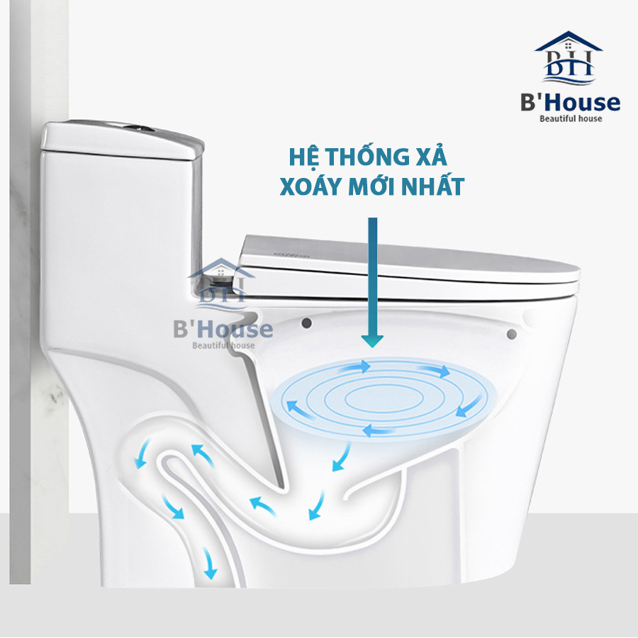 Bồn Cầu Liền Khối BC 802