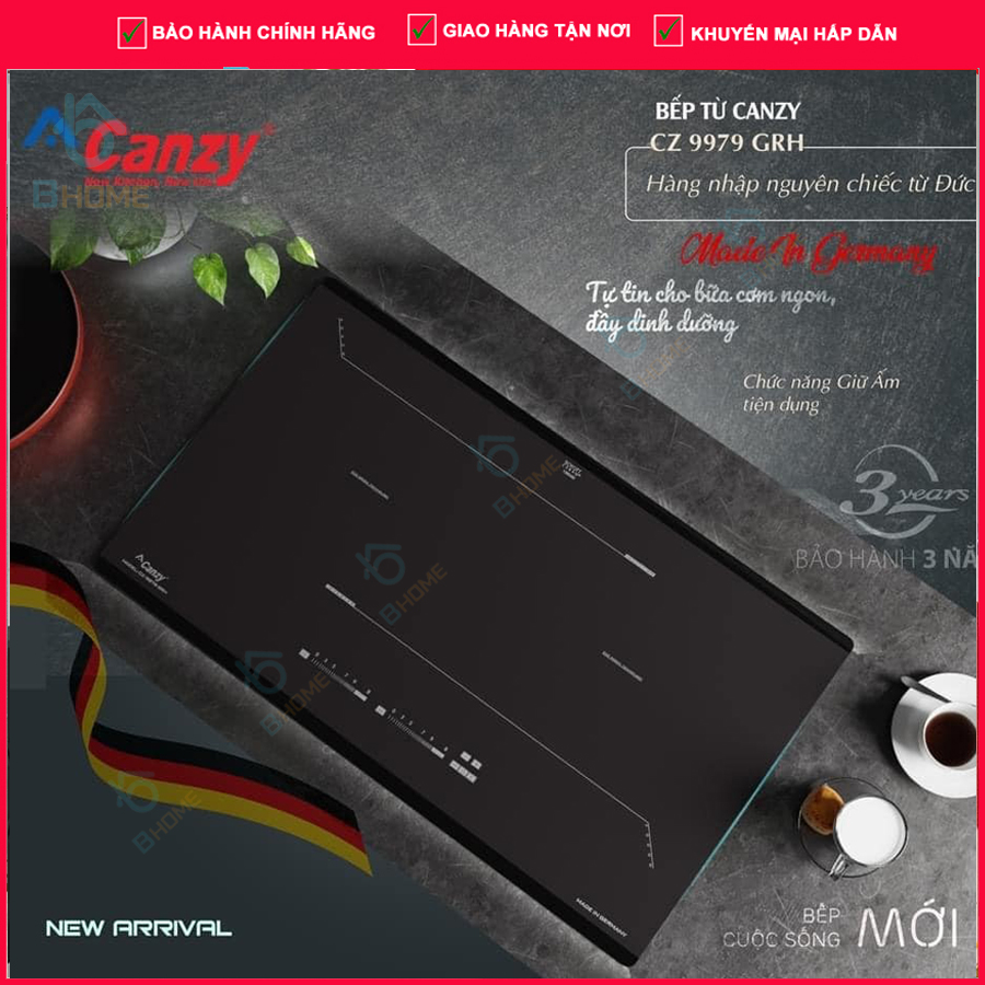 Bếp từ Canzy CZ 9979 GRC