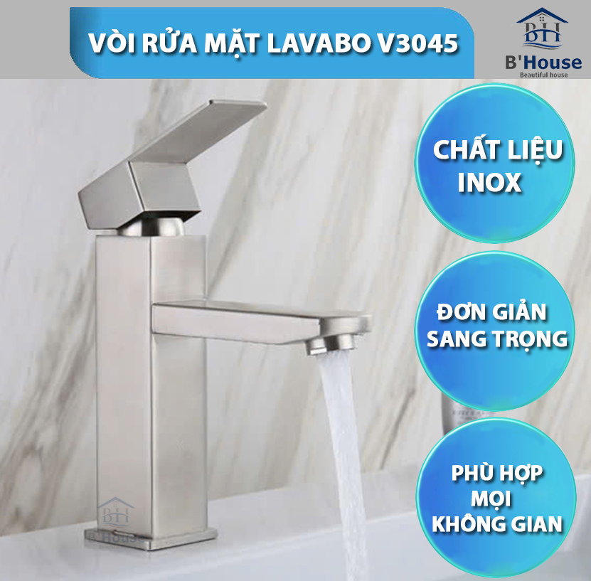 Vòi rửa mặt lavabo V 3045