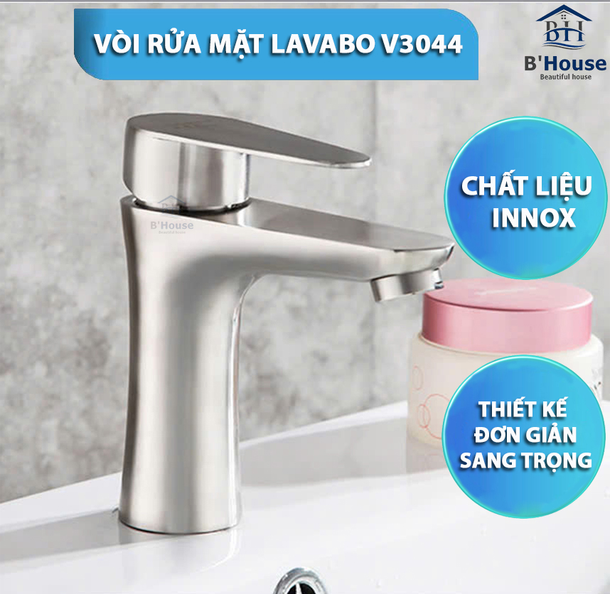 Vòi rửa mặt lavabo V 3044