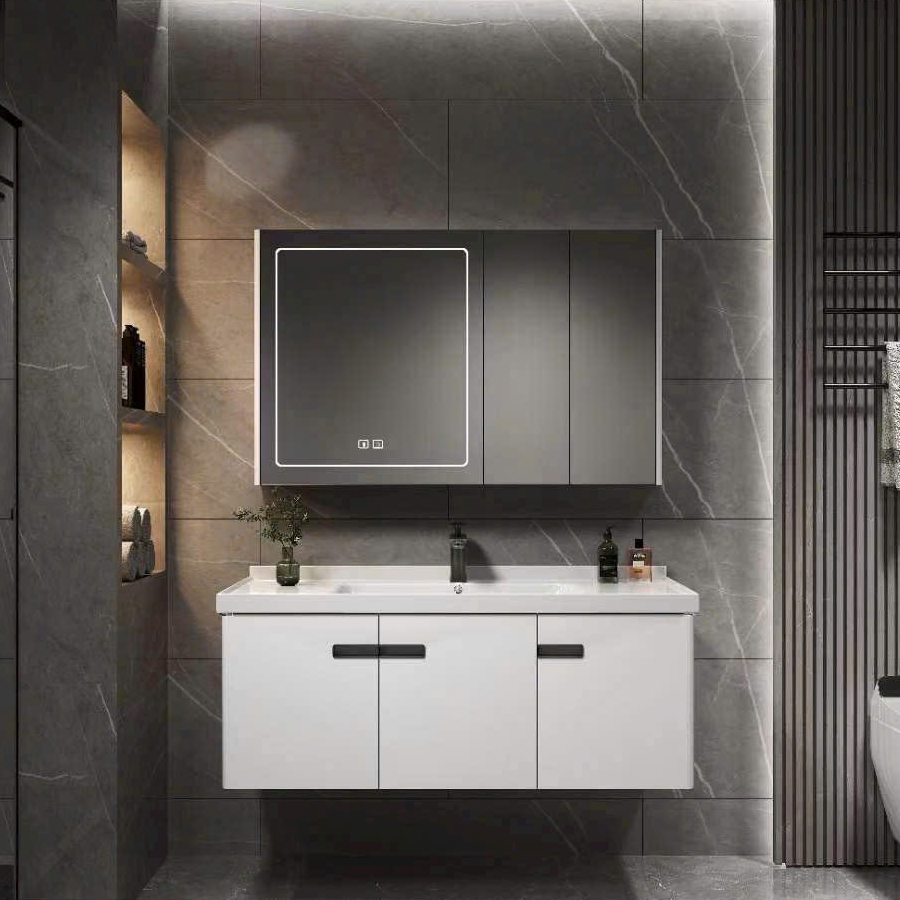 Bộ Tủ Gương Phòng Tắm, Tủ Lavabo Đẹp, Tủ Lavabo Phòng Tắm SUS 237