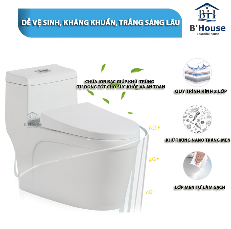 Bồn Cầu Liền Khối BC 808