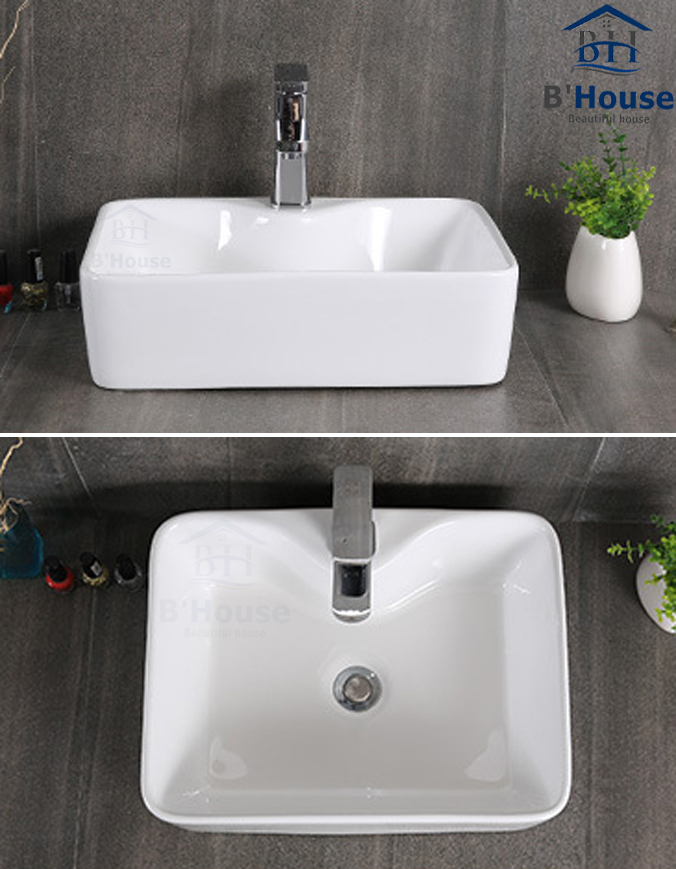 Chậu rửa mặt dương bàn (Lavabo) LV 604