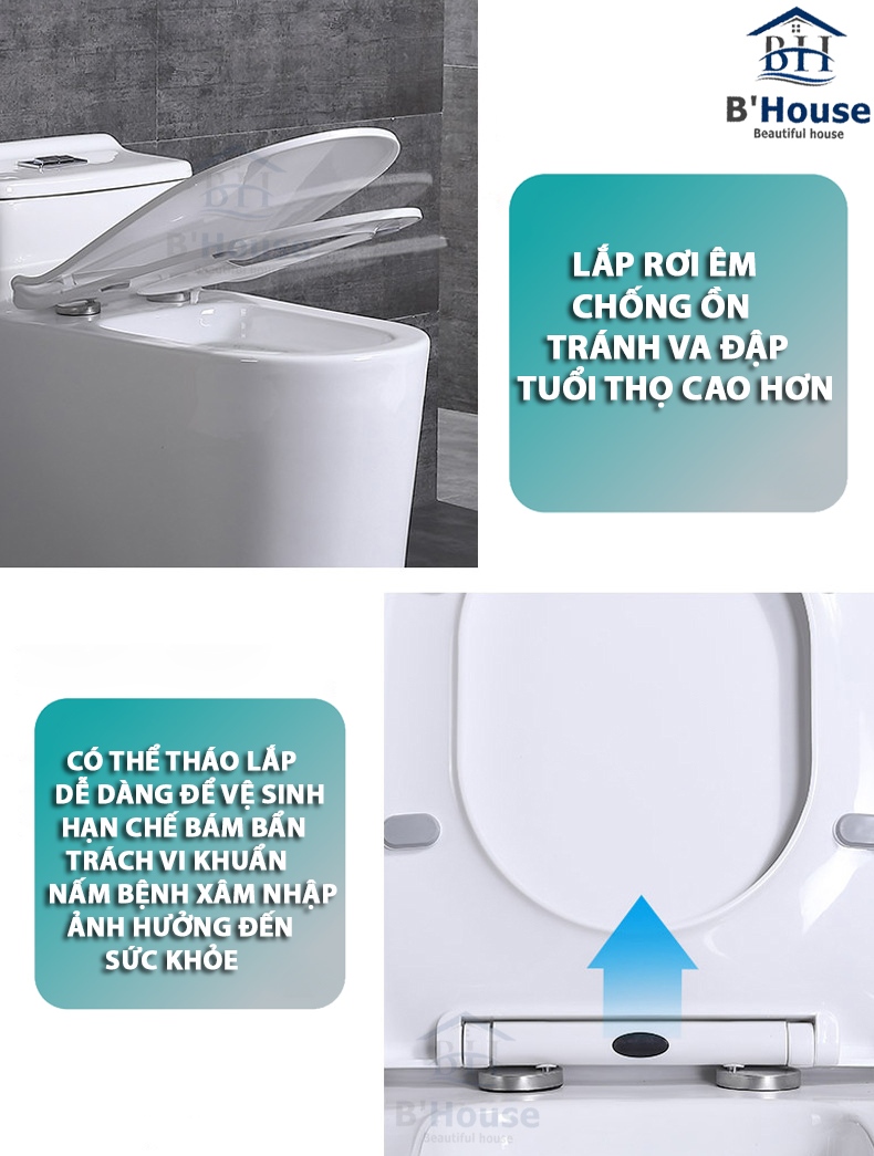 Bồn Cầu Liền Khối BC 809