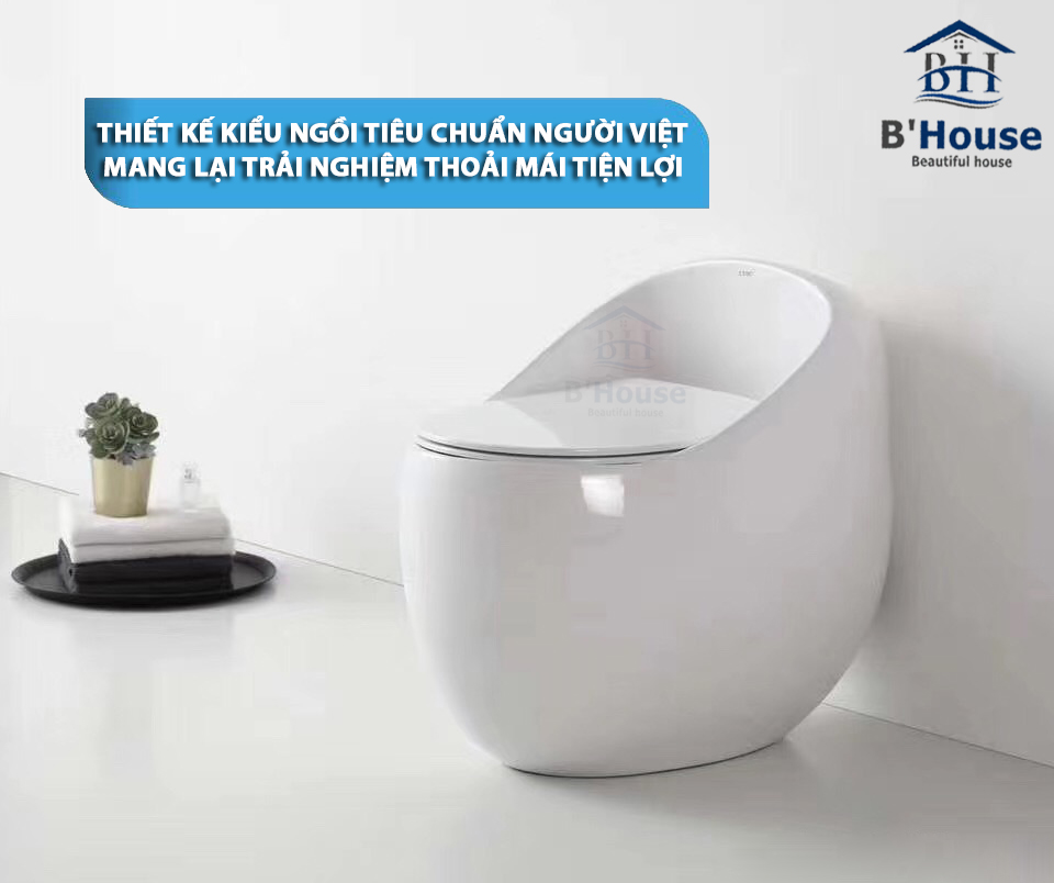 Bồn Cầu Liền Khối Cao Cấp BC 806