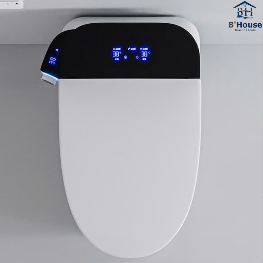 Bồn cầu thông minh giá rẻ, bồn cầu điện tử tự động CR 6937