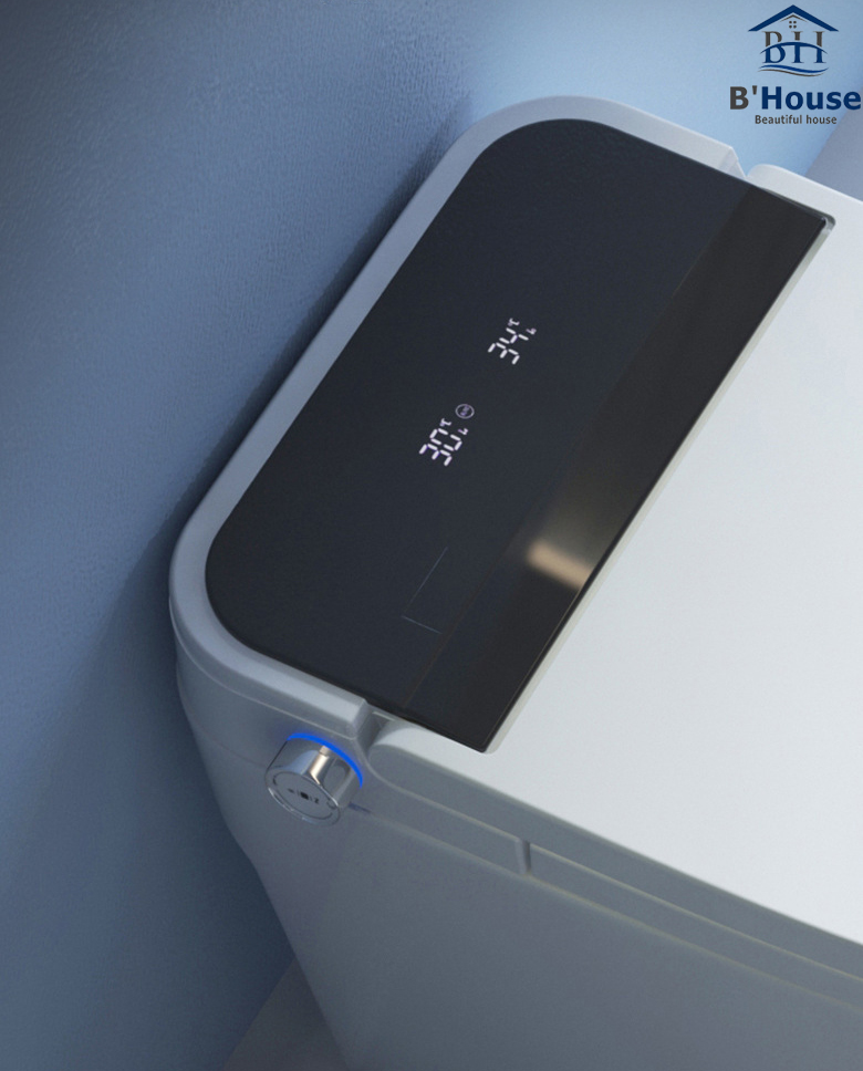 Bồn cầu thông minh giá rẻ, bồn cầu điện tử tự động CR 6928