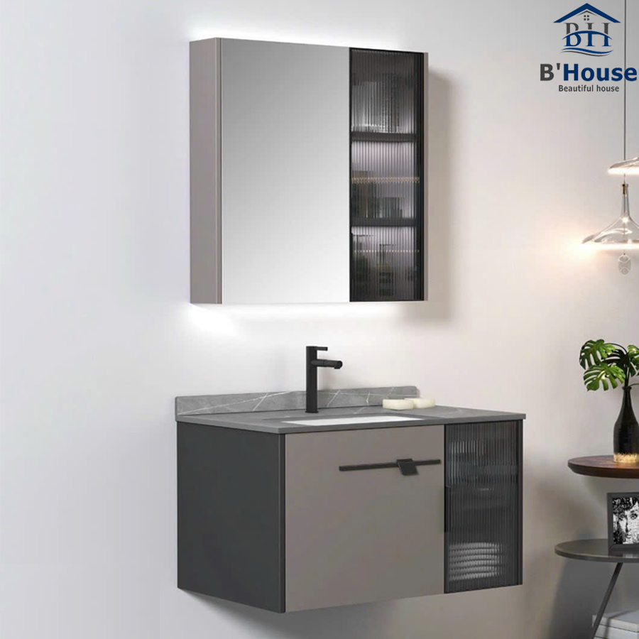 Tủ Gương Phòng Tắm, Tủ Lavabo Đẹp, Tủ Lavabo Phòng Tắm SUS 215