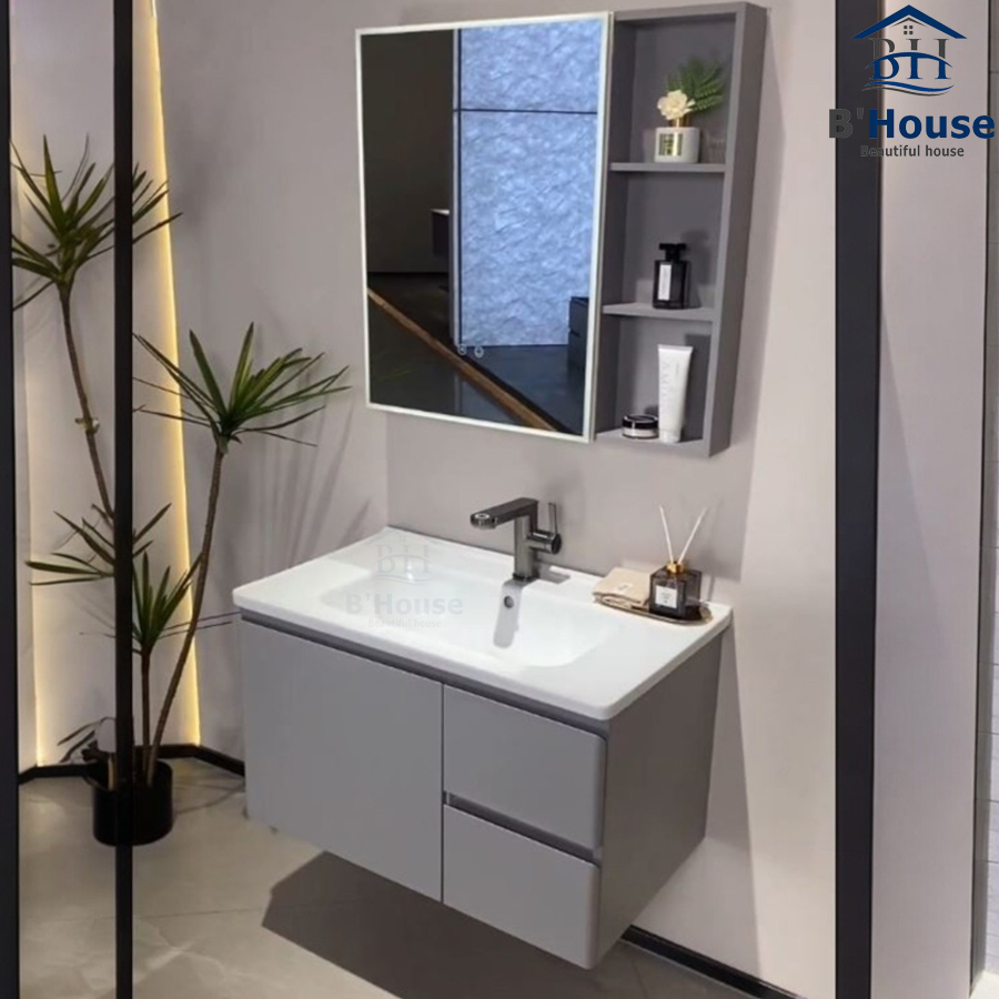 Tủ Gương Phòng Tắm Tủ Lavabo Đẹp SUST2296