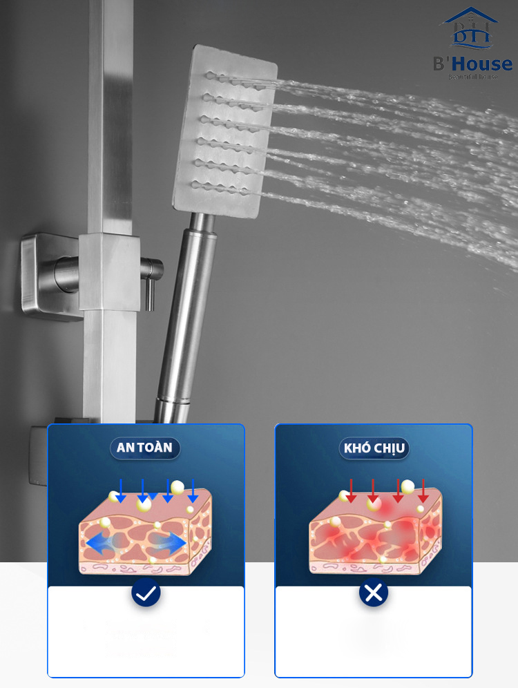 Sen cây tắm đứng SC1023